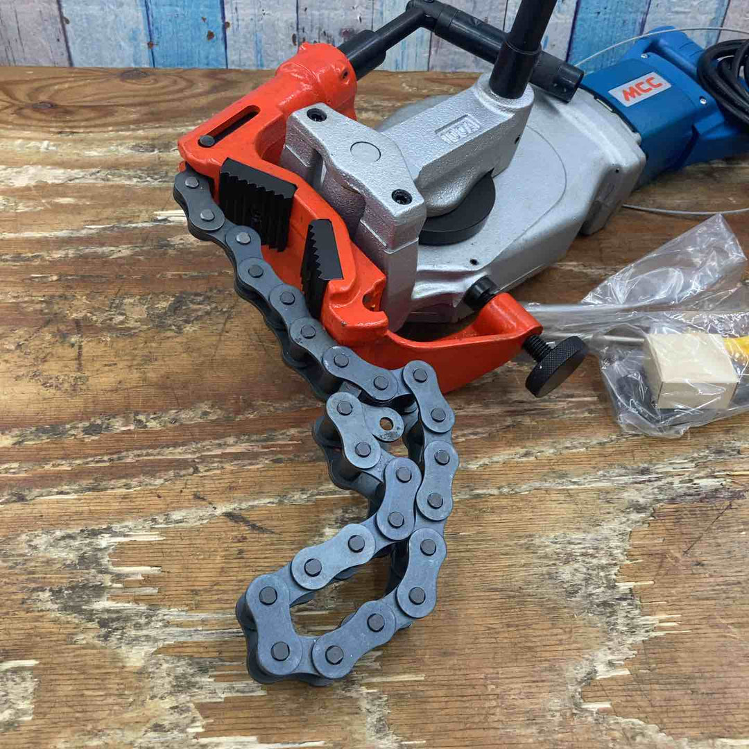 ◇MCC(松阪鉄工所) 電動パイプレンチ ラッカル100 EPW0100 通電確認済み【柏店】