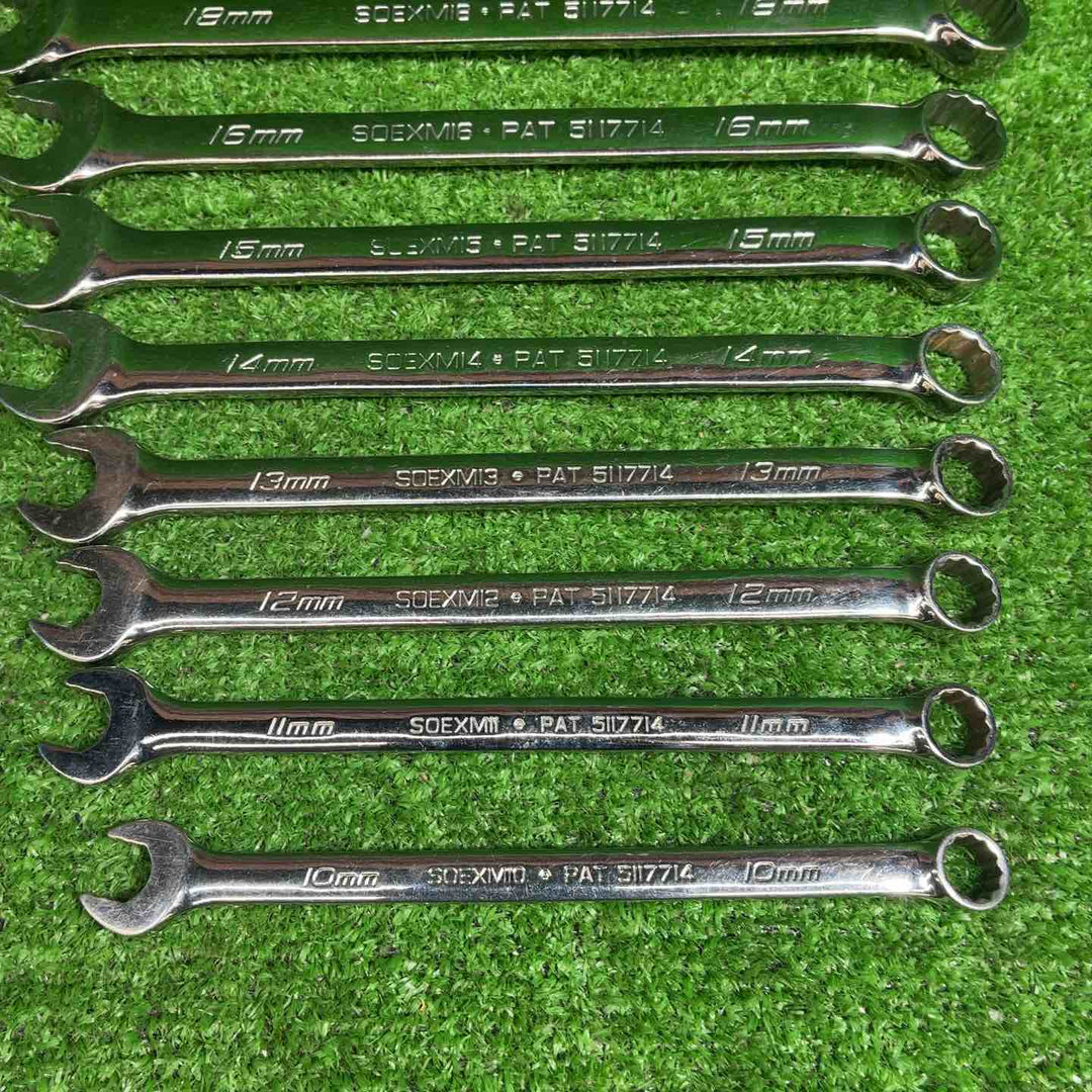 Snap-On コンビネーションレンチ 5117714 10～16ｍｍ、18,19mm 9本セット【藤沢店】