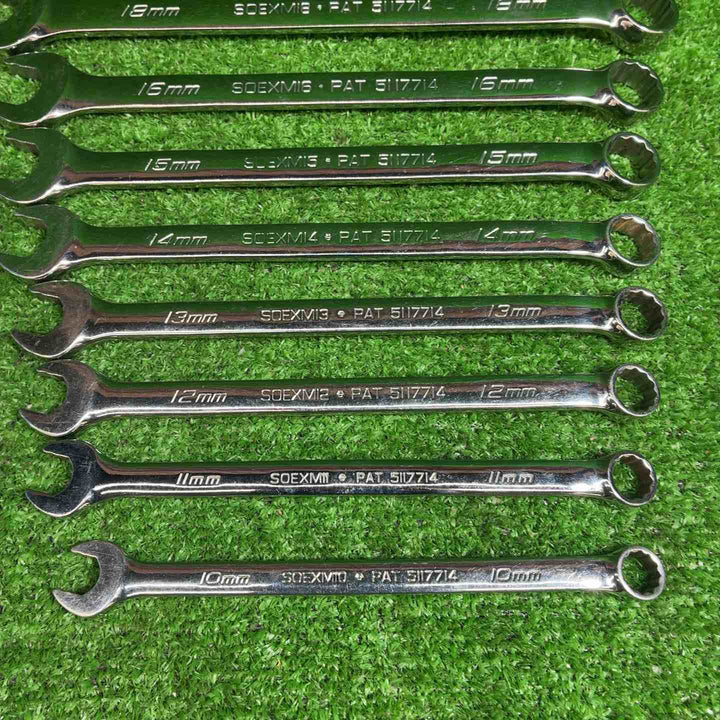 Snap-On コンビネーションレンチ 5117714 10～16ｍｍ、18,19mm 9本セット【藤沢店】