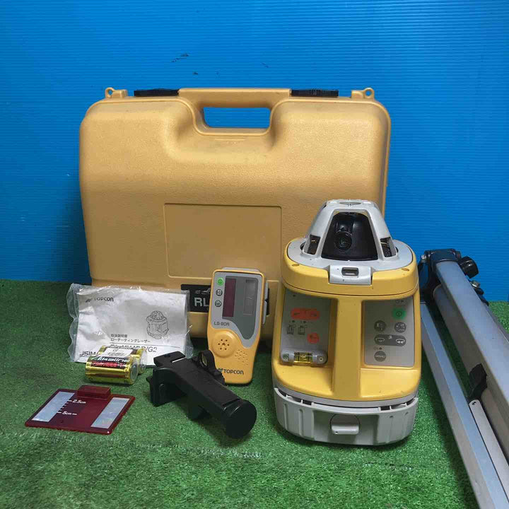 【中古品】◇TOPCON 回転レーザー RL-VH4DR ◎受光器＋三脚付き！【岩槻店】