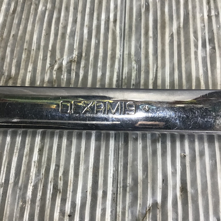 スナップオン(Snap-on)  ギアラチェットコンビネーションレンチ　OEXRM19【中古品】
