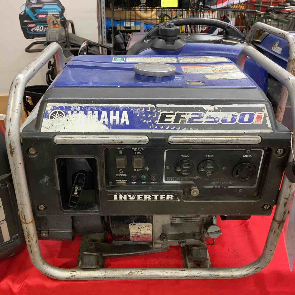ヤマハ EF2500i インバータ発電機【リライズ野田愛宕店】【店頭取引限定】【中古】【管理番号：ITWGZMJ5TO78】 EathPower インバーター発電機 EF2500i【EF2500I】 — PLOW(プラウ)公式