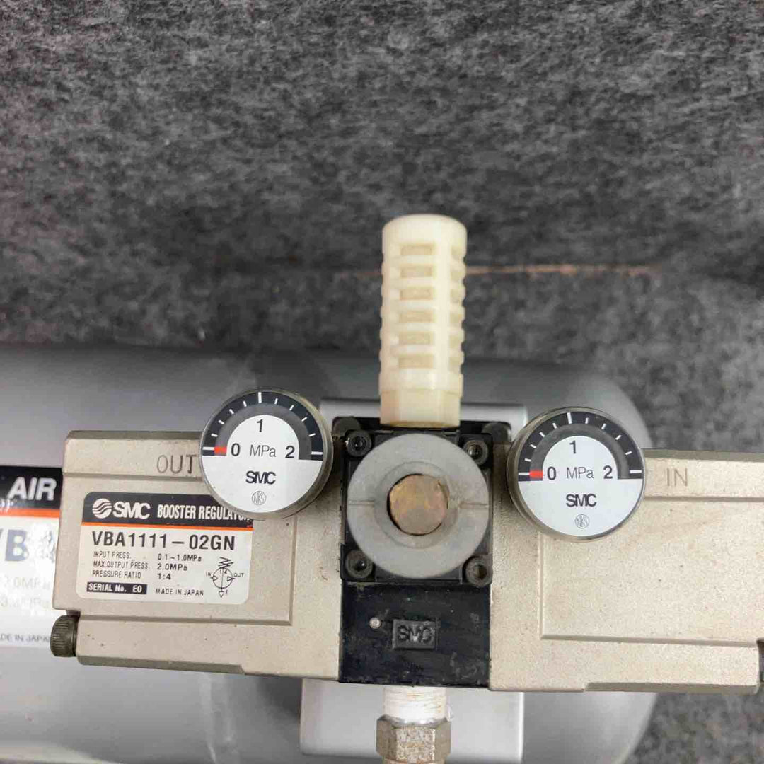 ◇SMC 常圧エアタンク VBAT05A1-V  増圧弁VBA1111-02GN付【鴻巣店】