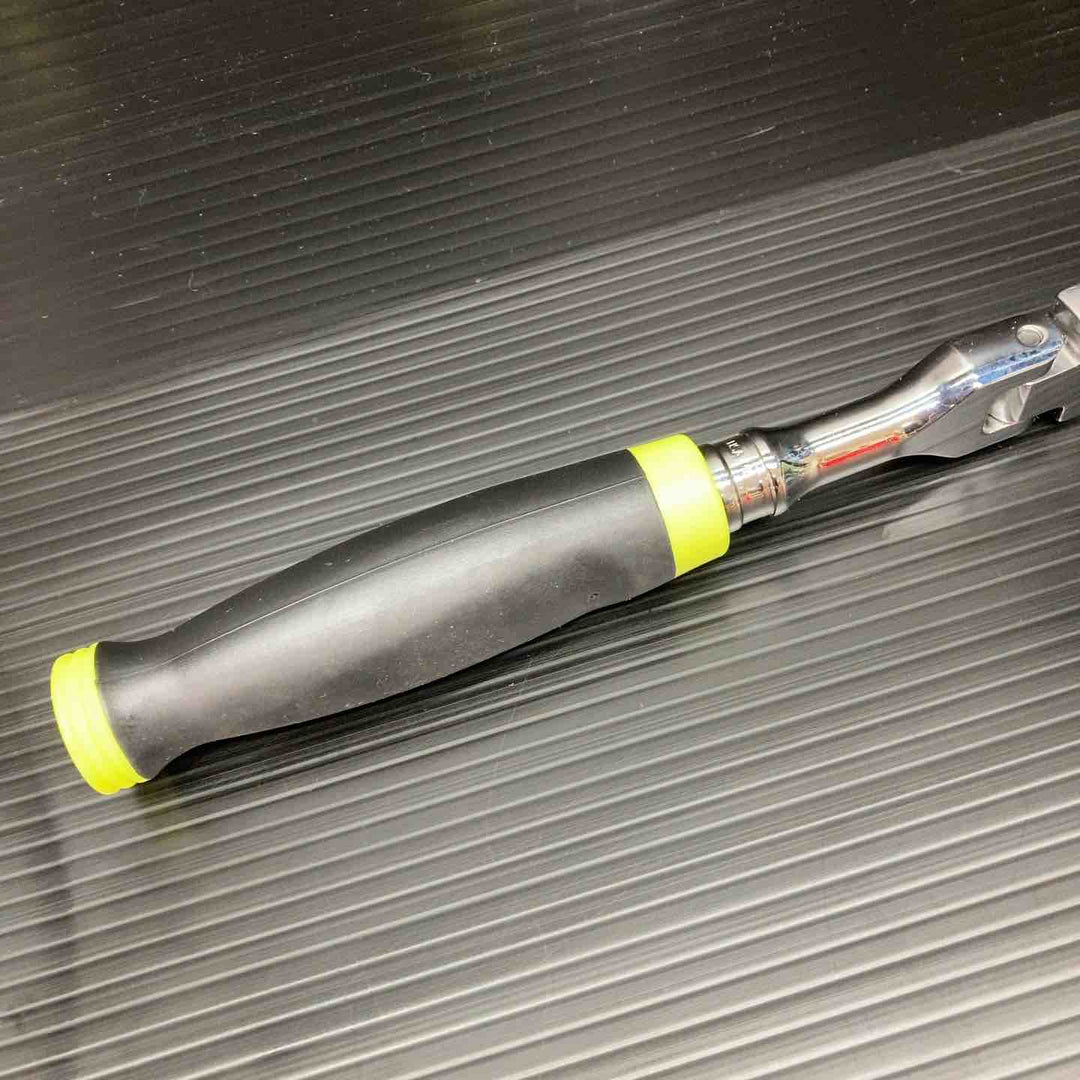 ▲スナップオン3/8ソフトグリップフレックスラチェットFHF100HV (イエロー)【川越店】