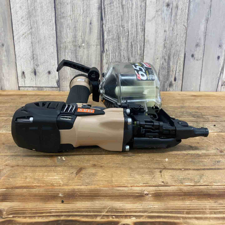 【限定色】 【中古品】 マックス(MAX) 高圧エア釘打ち機 HN-65N4(D)_サンドベージュ エア工具 大工 屋根 木材 【東大和店】