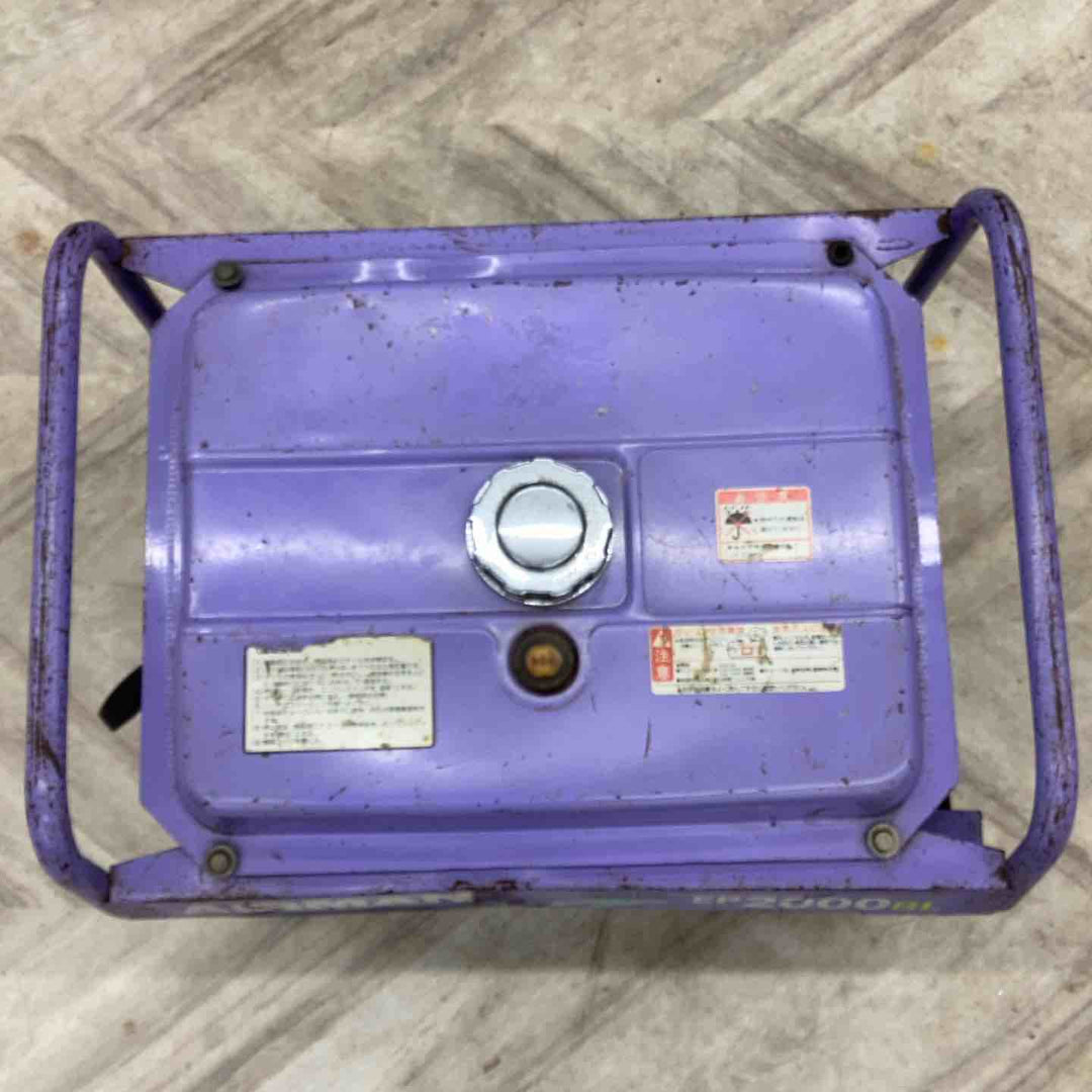 【店頭受取り限定】▼AIRMAN / 北越工業 EP2000BLガソリン発電機　　紫【越谷店】
