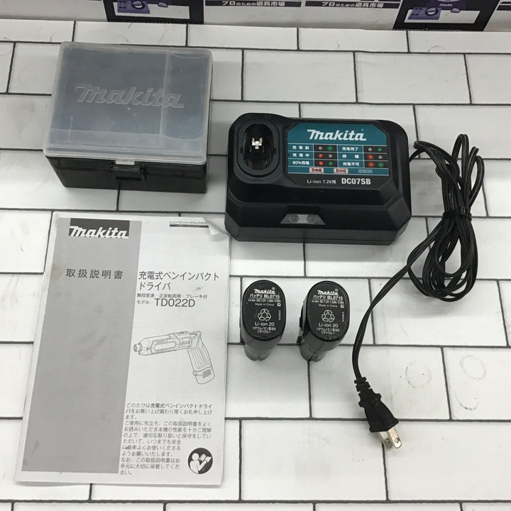 ★マキタ(makita) コードレスペンインパクトドライバー TD022DSHXW【所沢店】