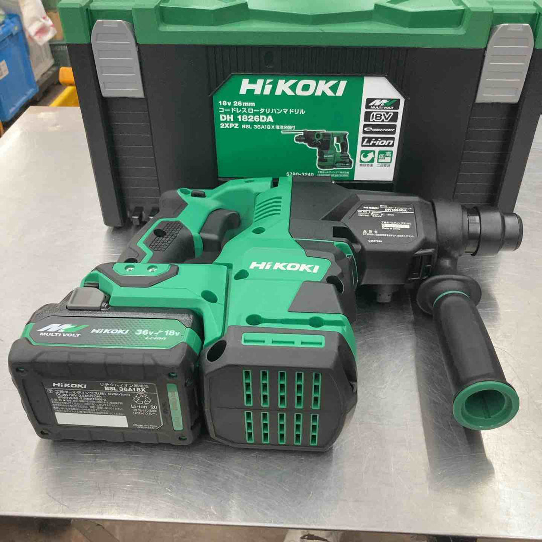 ★ハイコーキ(HIKOKI ※旧:日立工機) コードレスハンマドリル DH1826DA(2XPZ)【所沢店】