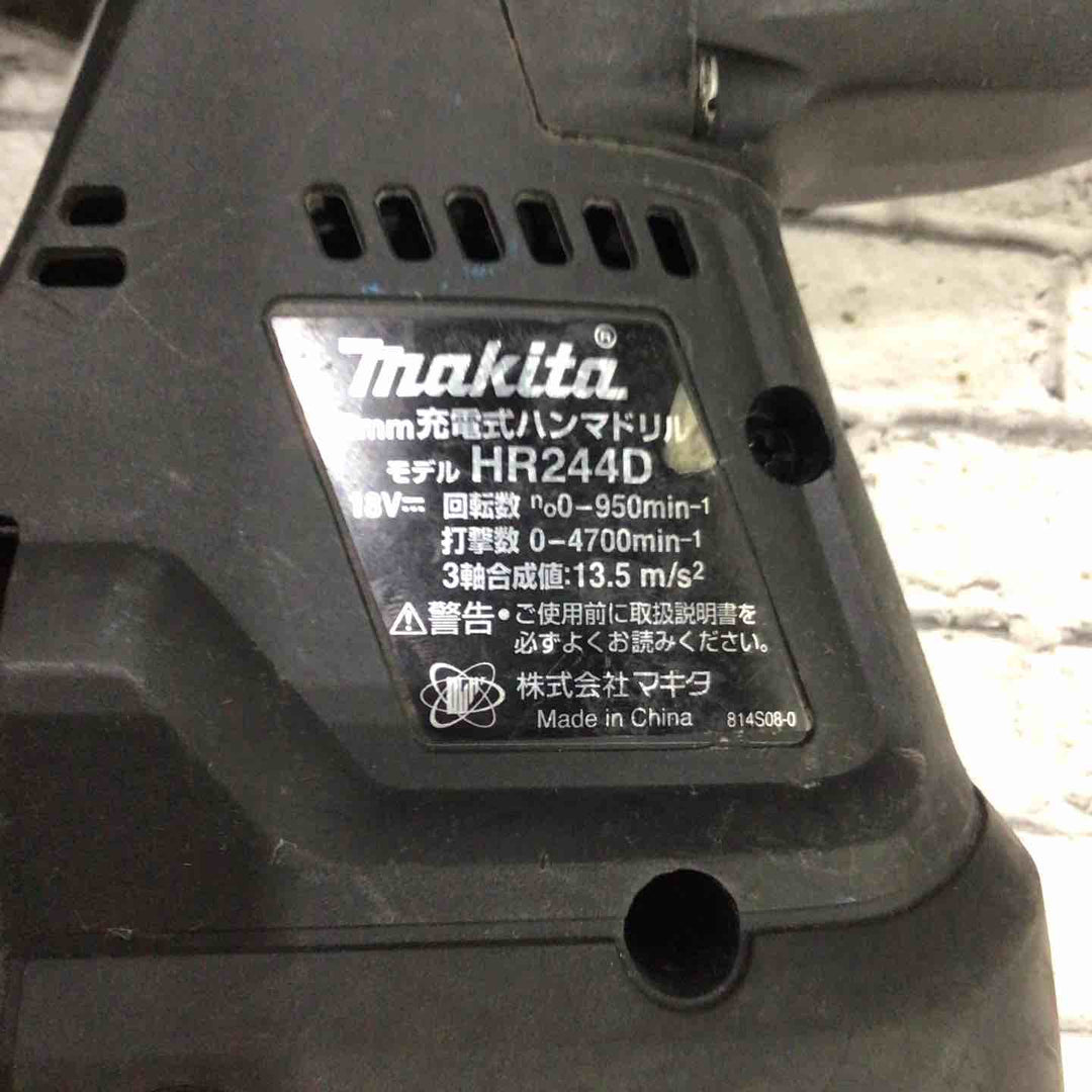 ★マキタ(makita) コードレスハンマドリル HR244DRGXB【川口店】