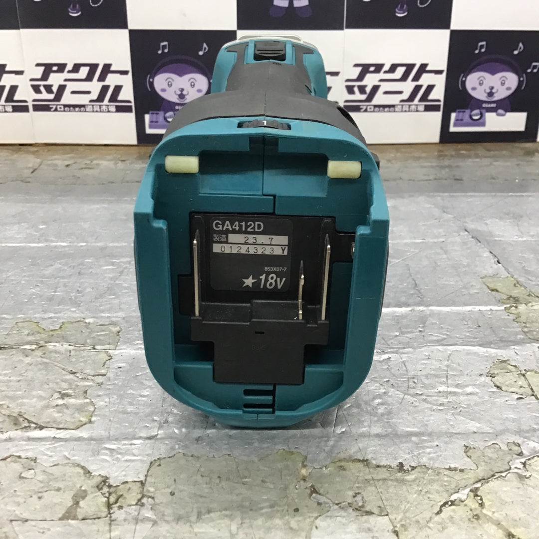 ★マキタ(makita) 100mmコードレスディスクグラインダ GA412DZ【所沢店】
