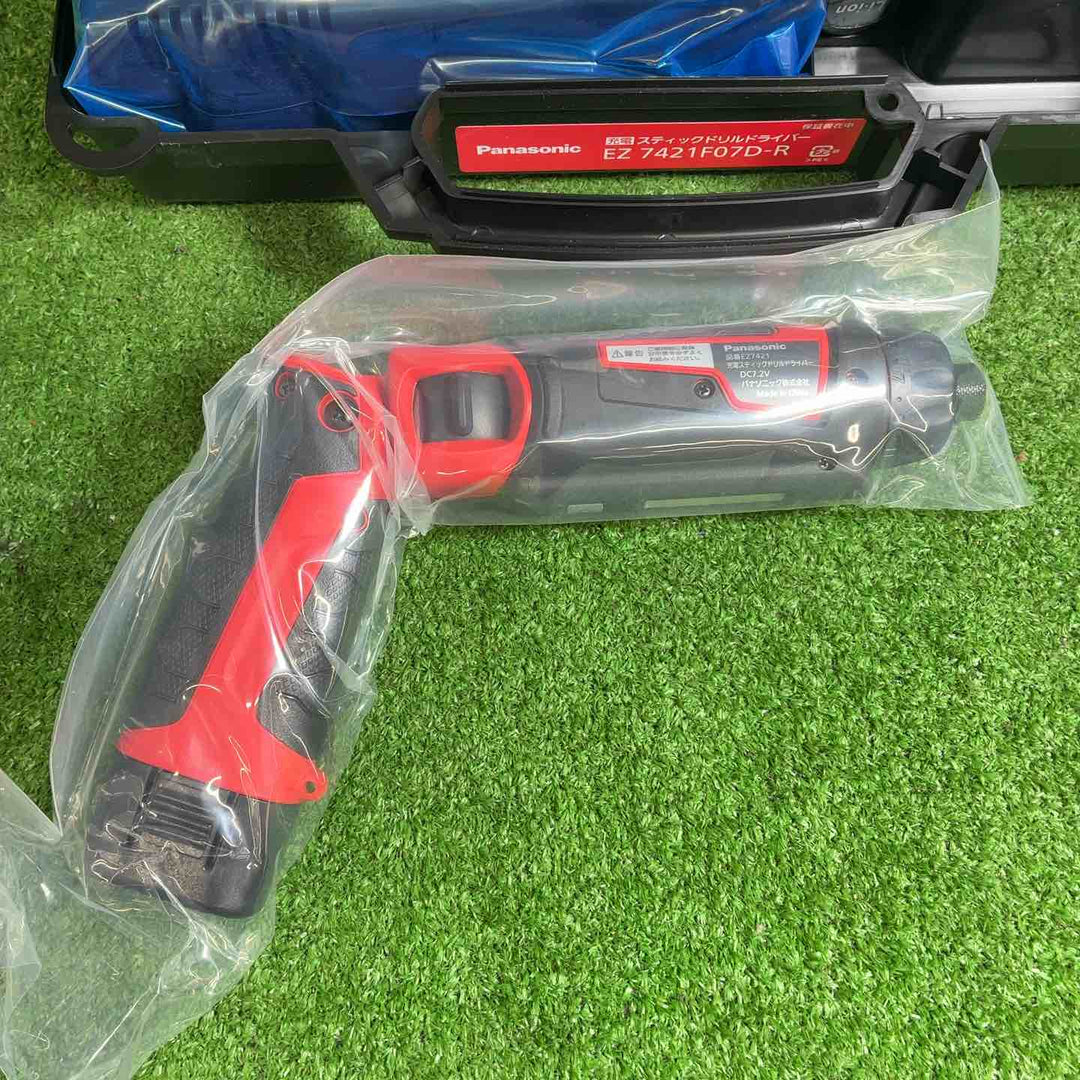 【未使用品】 パナソニック EZ7421F07D-R 赤/フルセット 7.2V 充電スティックドリルドライバー 【藤沢店】