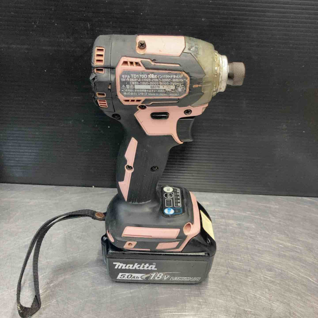 【中古品】 マキタ(makita) 18V コードレスインパクトドライバー TD170DRFXP セット品 【東大和店】