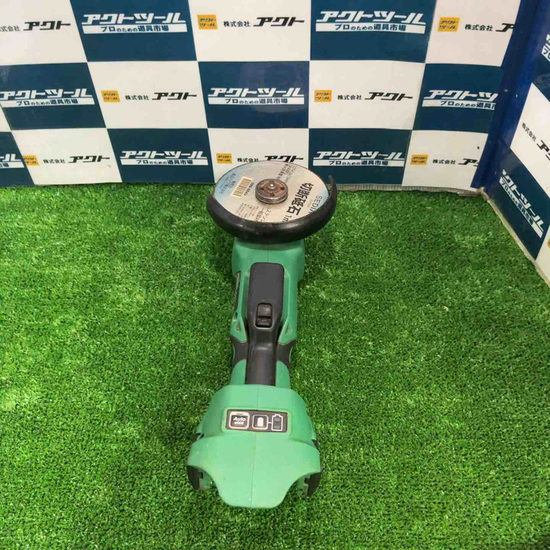 HiKOKI(旧日立工機) 18V コードレスディスクグラインダ 充電式 ブレーキ付き 砥石径100mm パドルスイッチ 蓄電池、充電器、ケース別売り 本体のみ G18DBBAL(NN)(L)【草加店】