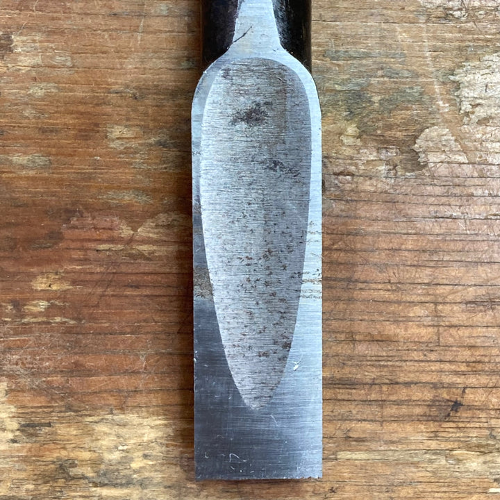左久作 山入鋼 鑿 柄無し 刃幅：約17.07mm【柏店】