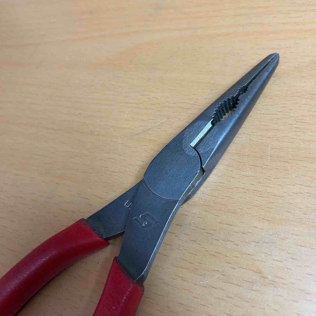 Snap-on スナップオン ニードル ノーズプライヤー ラジオペンチ 赤 196ANCF　【越谷店】