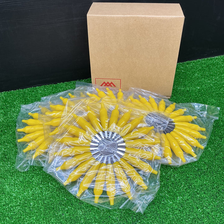ミヤマ電機 みのむしクリップ MJ-002 黄 100個【電材館越谷店】