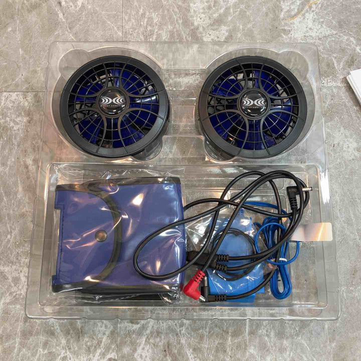 ◇空調服 自重堂 POWER FAN スターターキット ファン＋バッテリーセット SKSP01J【八潮店】