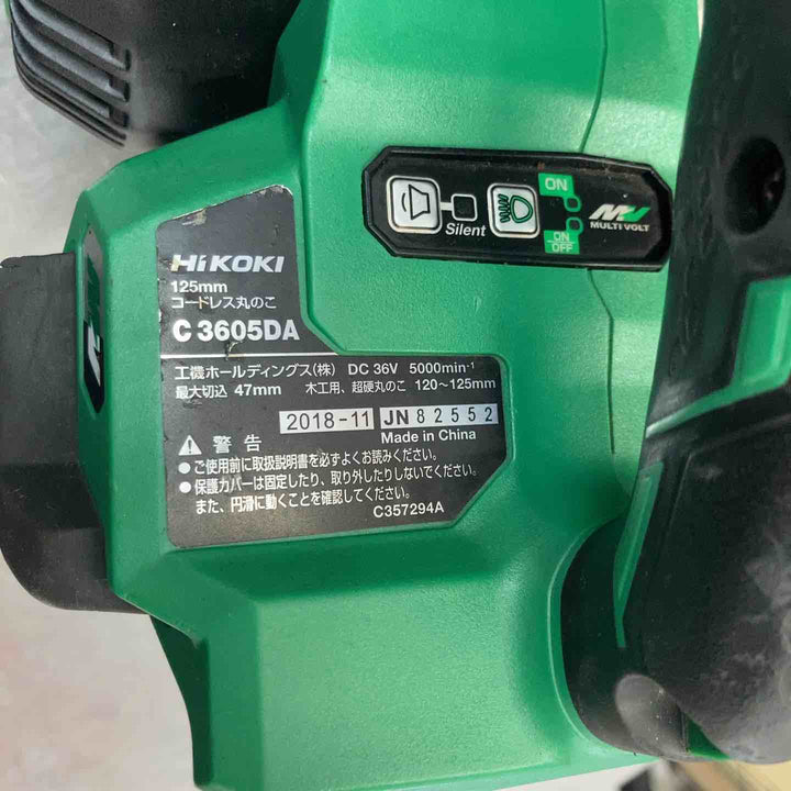 【中古品】 ハイコーキ(HIKOKI ※旧:日立工機) コードレス丸のこ C3605DA(NN) 36V バッテリー1個付属 【東大和店】