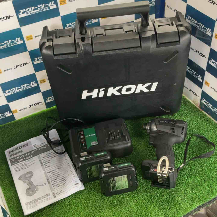 HiKOKI(ハイコーキ) 10.8V 充電式 インパクトドライバー ストロングブラック 蓄電池・充電器付 WH12DCA(2LSB)【草加店】