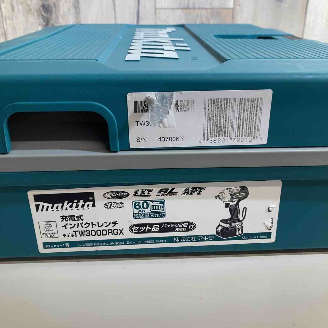 ★マキタ(makita) コードレスインパクトレンチ TW300DRGX【戸田店】