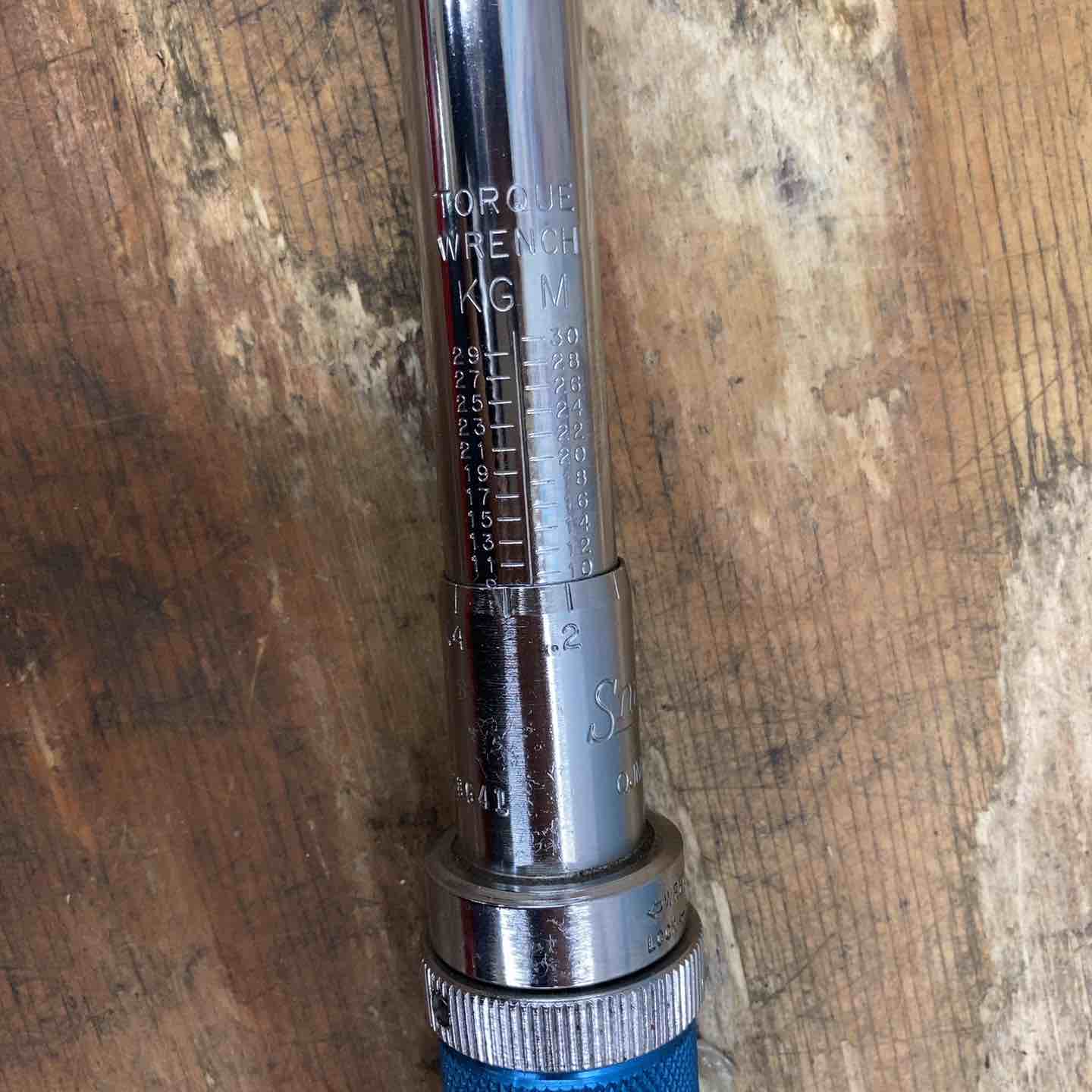 中古品】◇スナップオン Snap-on 1/2 トルクレンチ QJMR330B 旧ロゴ