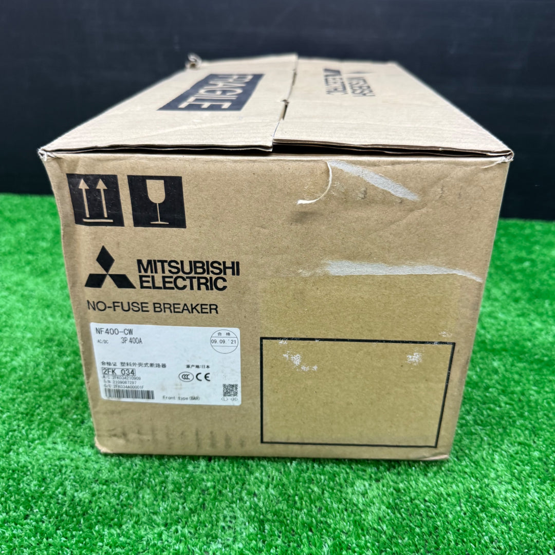 【未使用品】三菱電機 ノーヒューズブレーカー NF400-CW 3P 400A ノーヒューズ遮断器【電材館越谷店】