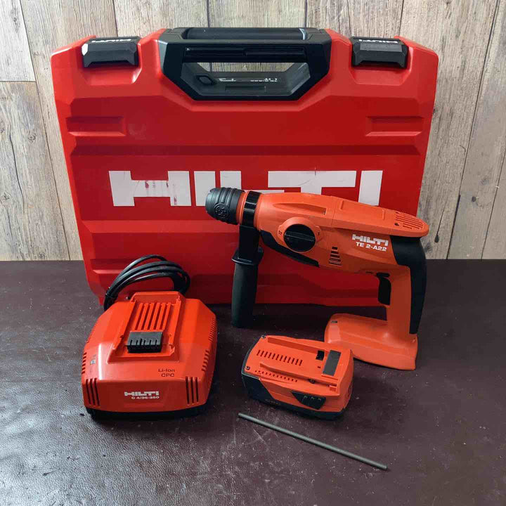【中古品】◇ヒルティ(HILTI) コードレスハンマドリル TE2-A22 バッテリー1個付【東大和店】