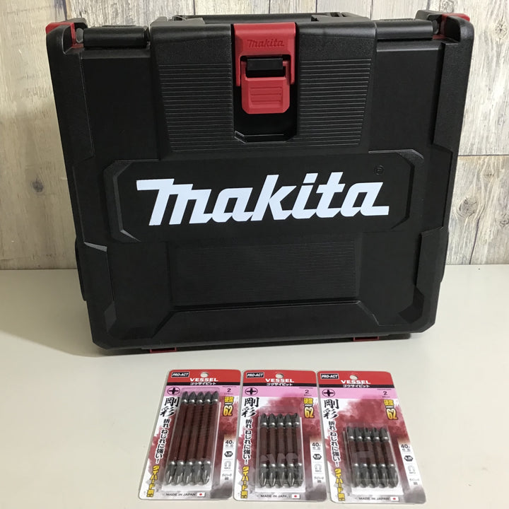 【未使用品】★送料無料★ マキタ makita  40V コードレスインパクトドライバー TD002GRDXO VESSELビット付【戸田店】