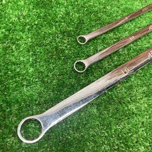 ▲マックツール(MACTOOLS)ストレートメガネレンチ各種3本まとめて　BHFM98W BHFM1011W BHFM1618W【川越店】