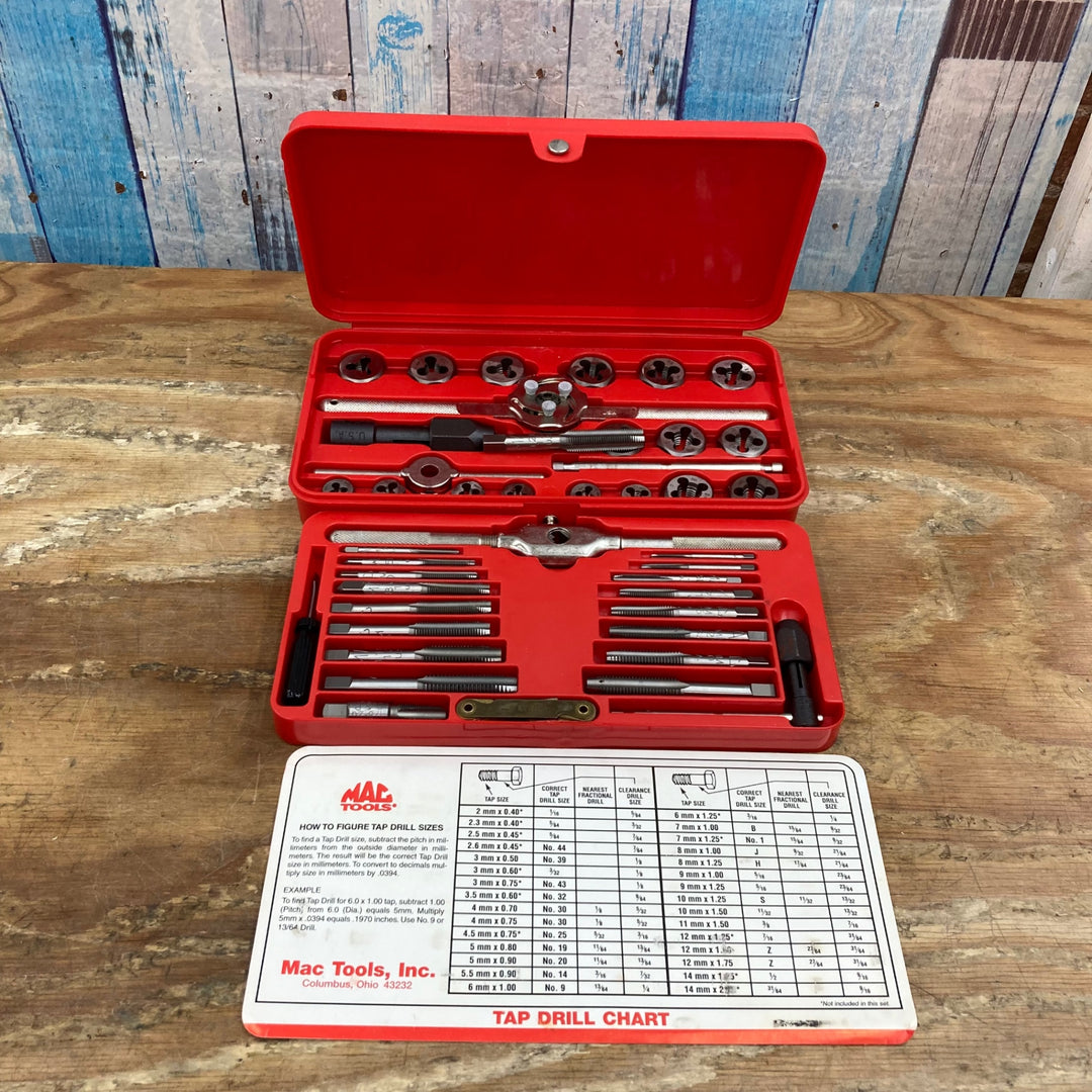 ▼マックツールズ(MACTOOLS) タップ・ダイスセット  METRIC8017TS【柏店】
