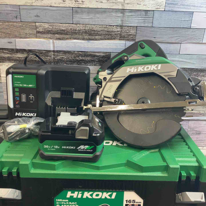 ★ハイコーキ(HIKOKI ※旧:日立工機) コードレスマルノコ C1806DB(2XPZ)【八潮店】