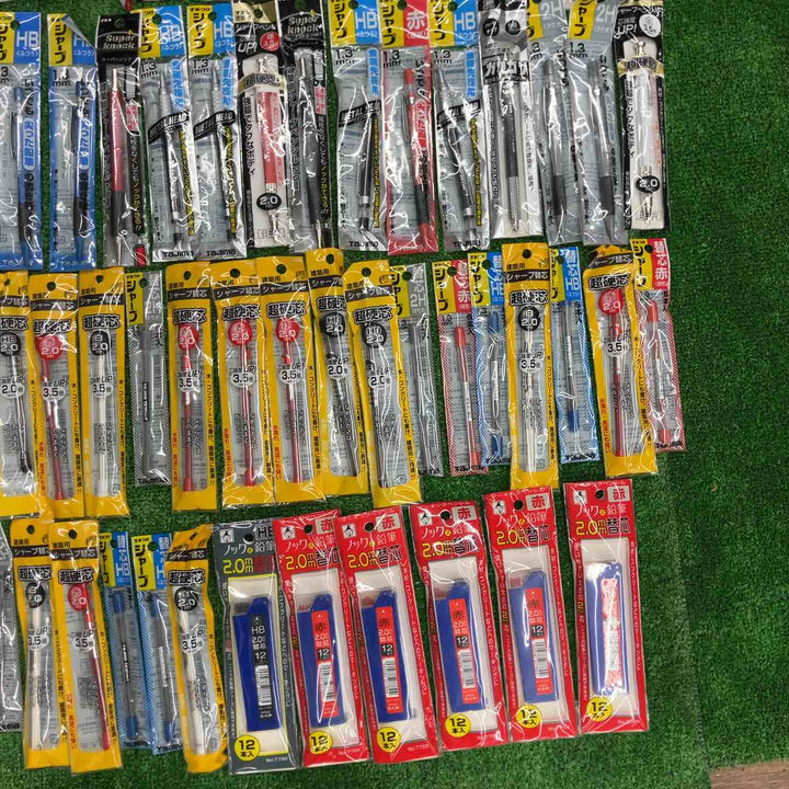 建築用チョーク、シャーペン、替え芯 計110個まとめ売り (サイズ・メーカー混在)【桶川店】