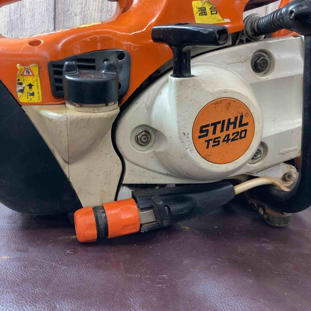 【中古品】スチール(STIHL) エンジンカッター TS420/700 プライマリーポンプ・ブレード新品交換済 コンクリートカッター【東大和店】
