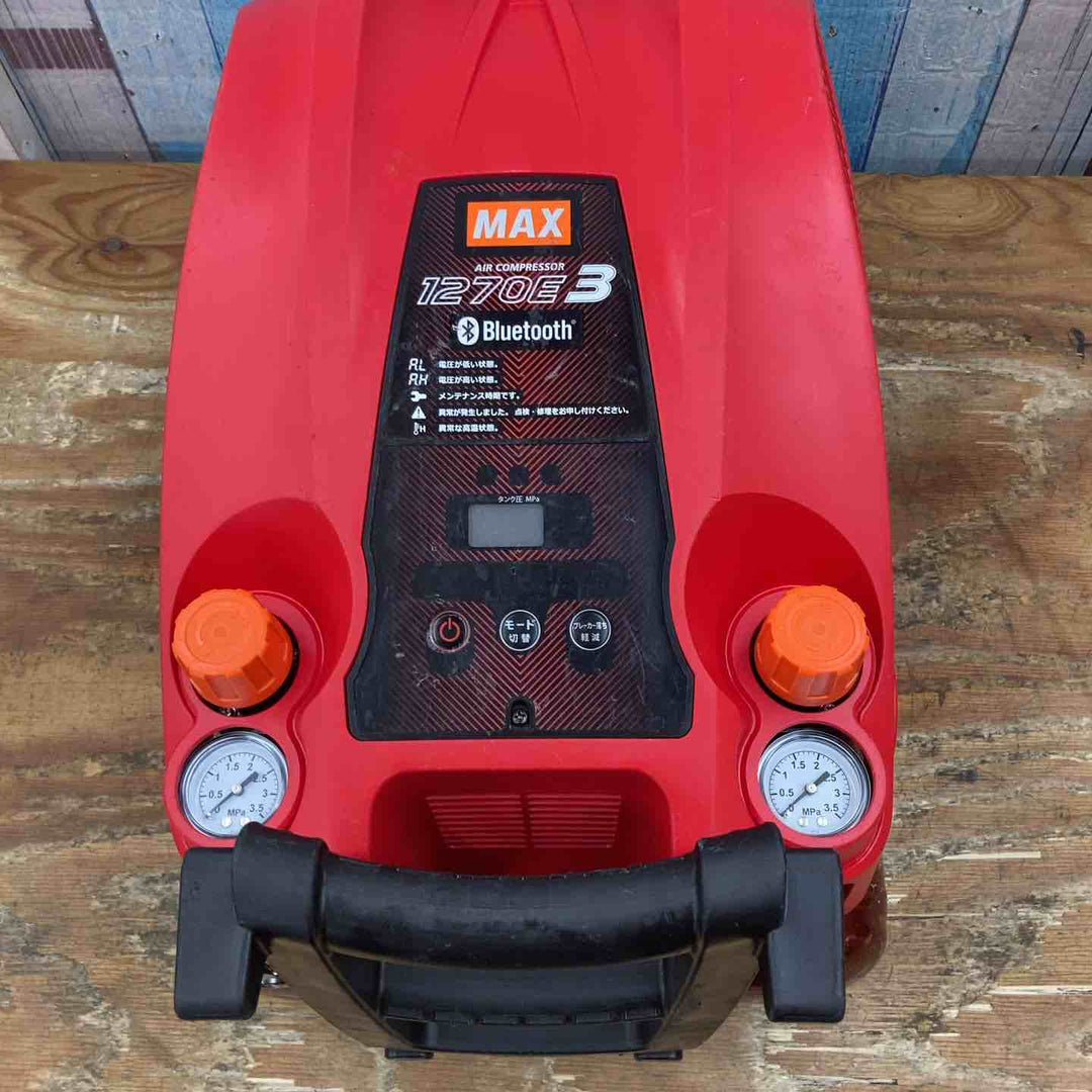 ★マックス(MAX) エアコンプレッサー AK-HH1270E3_レッド【柏店】