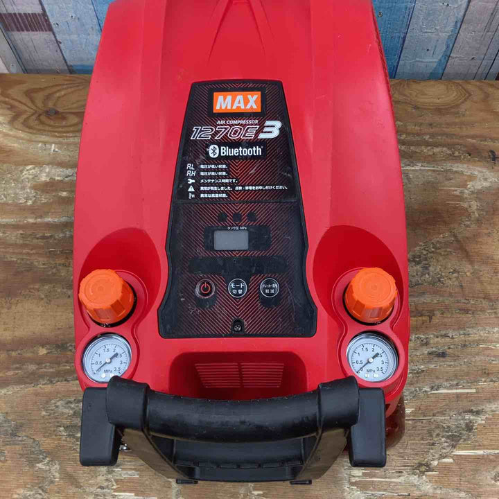 ★マックス(MAX) エアコンプレッサー AK-HH1270E3_レッド【柏店】