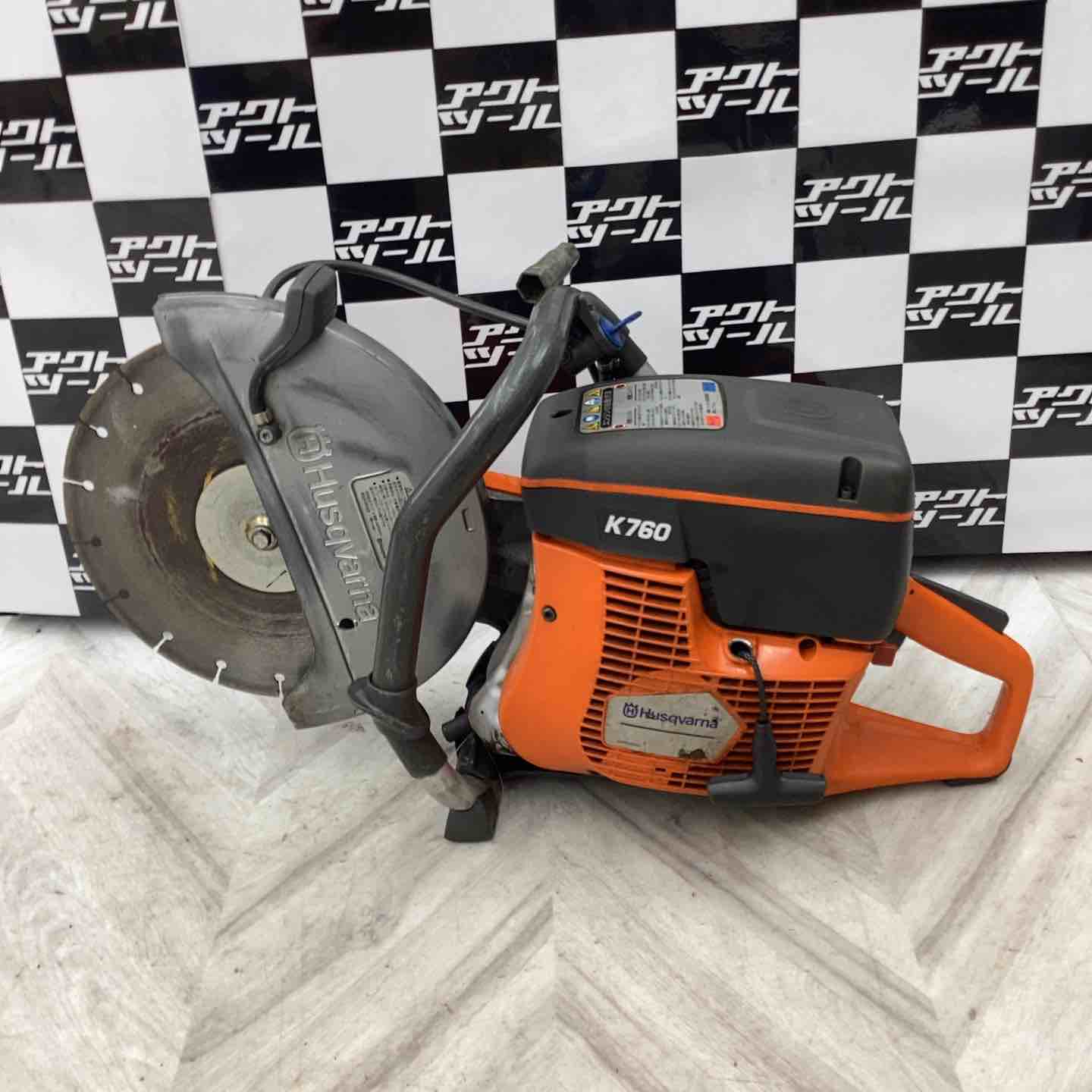 ハスクバーナ　エンジンカッター　コンクリートカッター　K760 2スト74cc 動作品 ハスクバーナ 230mmダブルブレードカッター: 他:K760 Cut-n-Break 9