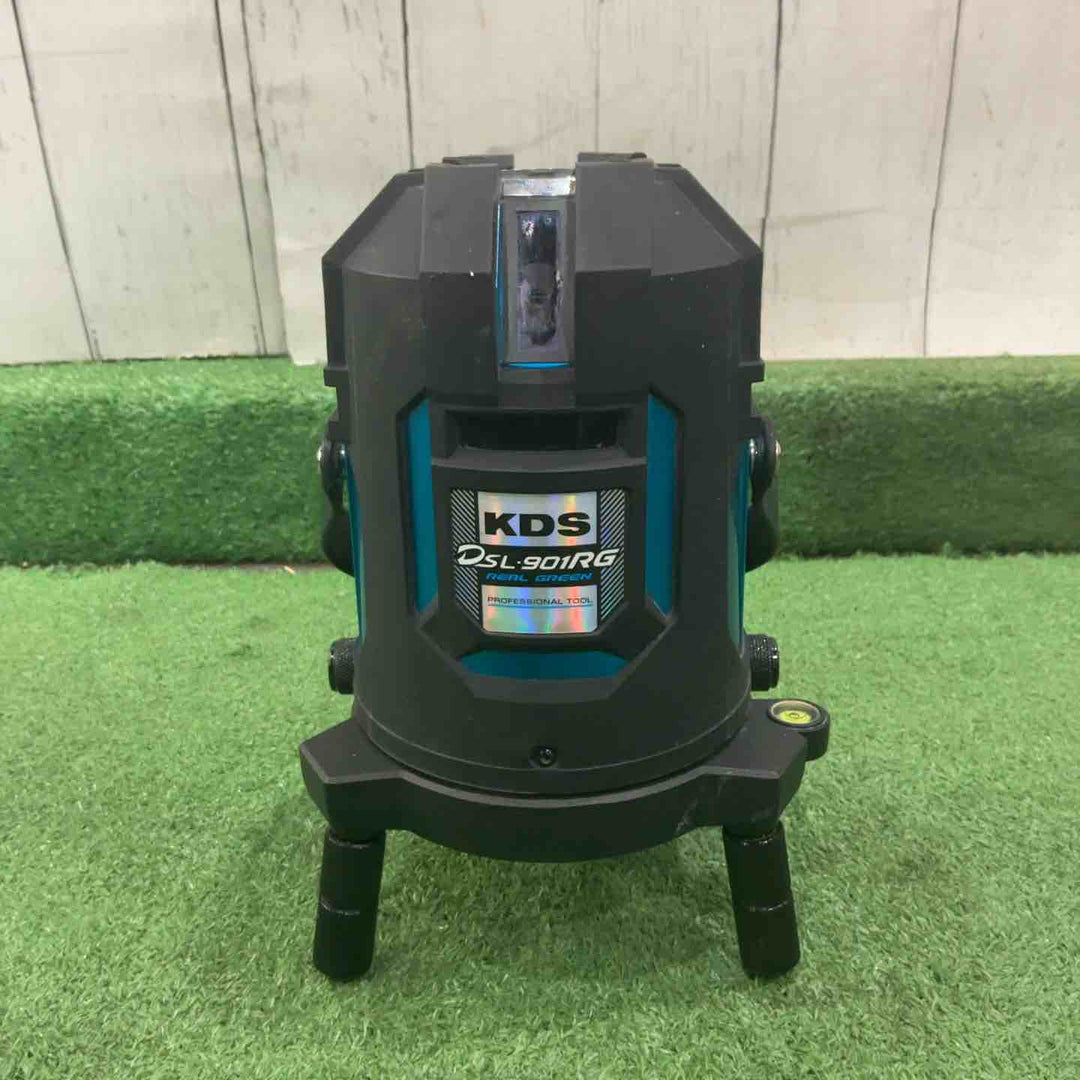 ◇ムラテックKDS 電子整準ラインレーザー墨出器 DSL-901RG ミントグリーン 動作確認済【川口店】