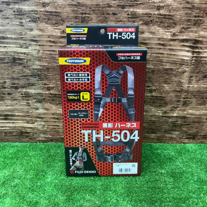 ツヨロン 新規格 墜落制止用器具 クロカゲハーネス TH-504-OT-DG-L【川越店】