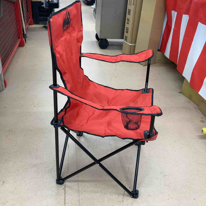 【中古品】 マックツール(MACTOOLS) キャンピングチェア レッド  【東大和店】
