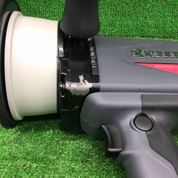 【美品・長期保管品】京セラ(Kyocera) 旧リョービ プロ用 ポリッシャー 脱着式 RPED132 646753B ブラック ダブルアクション機構搭載【桶川店】