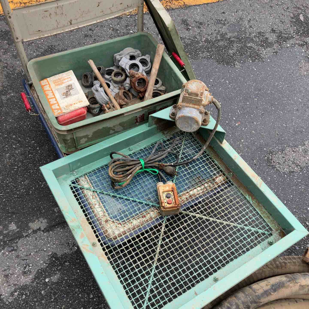 【中古品・店頭受取り限定】 ヤンマー/YANMAR ディーゼルエンジン式モルタルポンプセット・型式不明 【桶川店】