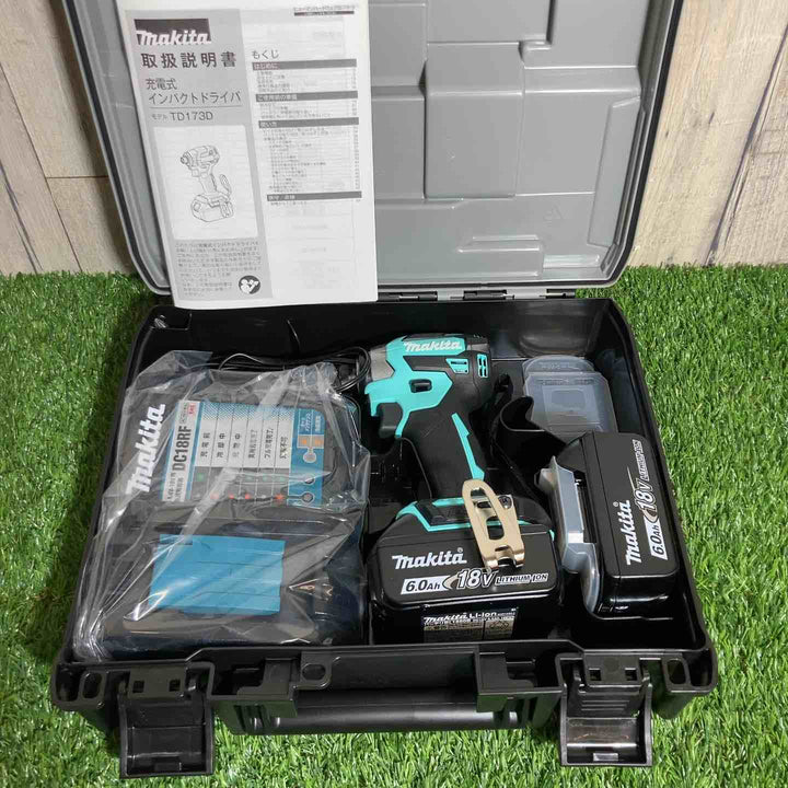 ★マキタ(makita) 18Vコードレスインパクトドライバ TD173DGXTB ターコイズブルー【戸田店】