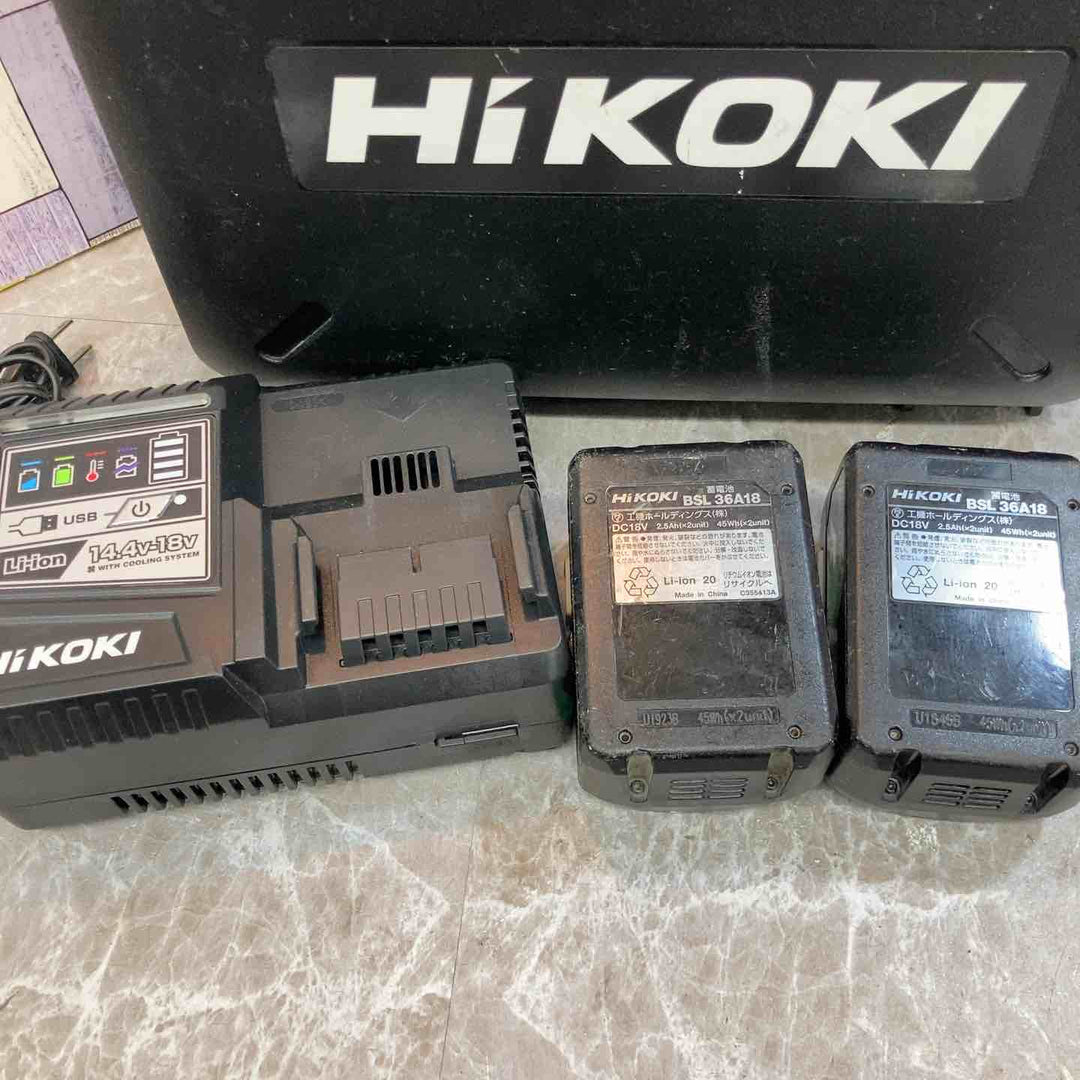 ★ハイコーキ(HIKOKI ※旧:日立工機) コードレスインパクトドライバー WH18DDL(2LSCK)(L)【八潮店】