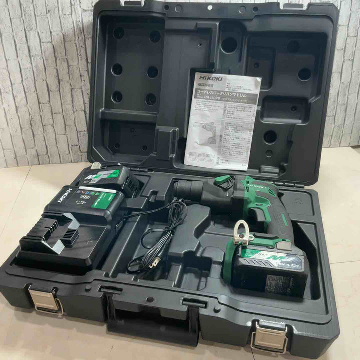 ★ハイコーキ(HIKOKI ※旧:日立工機) コードレスハンマドリル DH18DPB(2XP) 18V 動作確認済み【川口店】