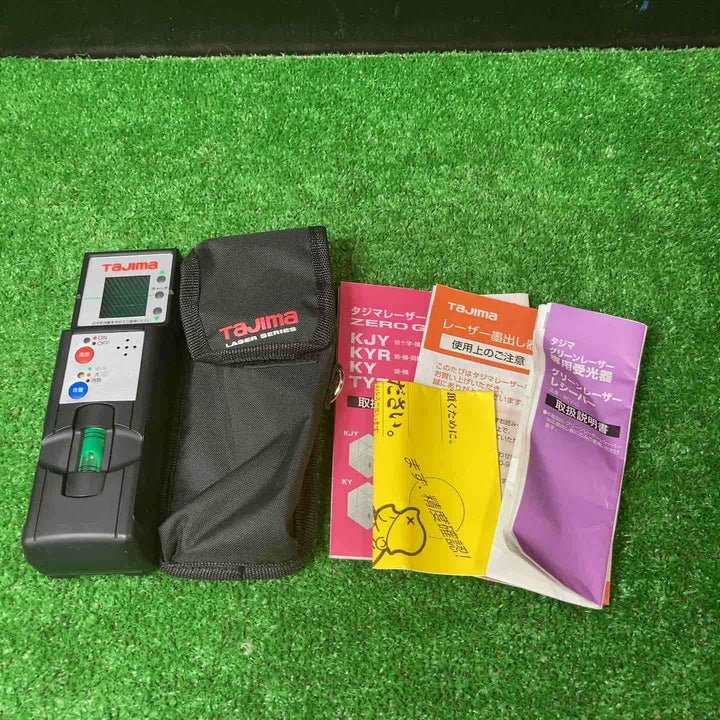 【美品】タジマ/Tajima 5ライングリーンレーザー墨出し器 ZEROG-KJY 受光器付き【岩槻店】