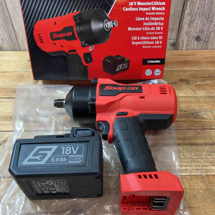 【未使用(店頭展示品)】 スナップオン(Snap-on) 18V 充電式インパクトレンチ(本体＋バッテリ1個セット) CT9050W1 【東大和店】