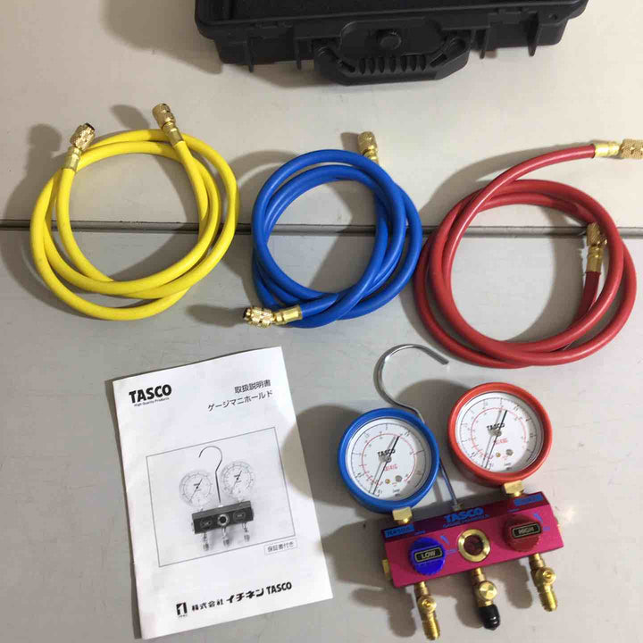 【美品】TASCO ゲージマニホールド TA141TASCO ゲージマニホールド TA122FB【戸田店】