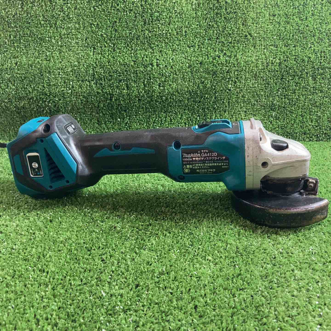 ★マキタ(makita) 100mmコードレスディスクグラインダ GA412DZ【川崎店】