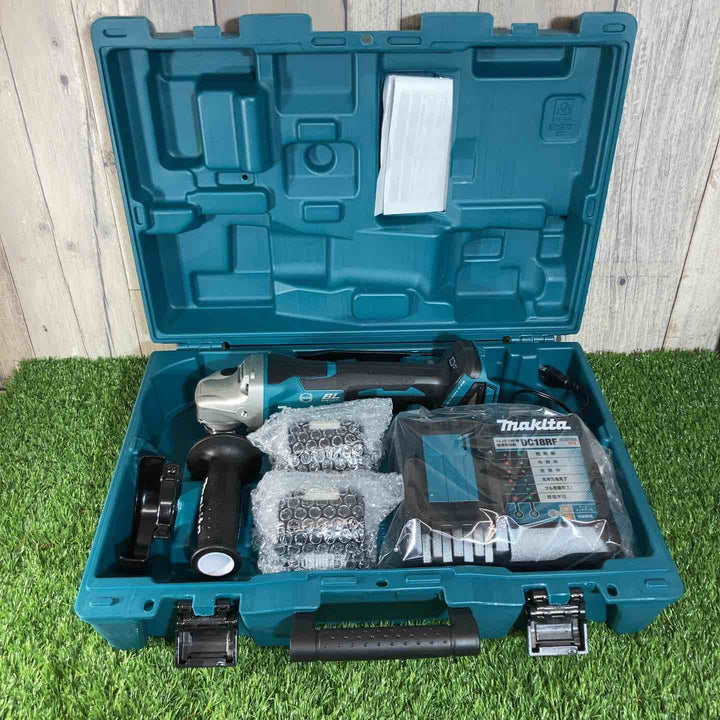 ★マキタ(makita) 18V 100mmコードレスディスクグラインダ GA408DRGX 純正バッテリ付【戸田店】