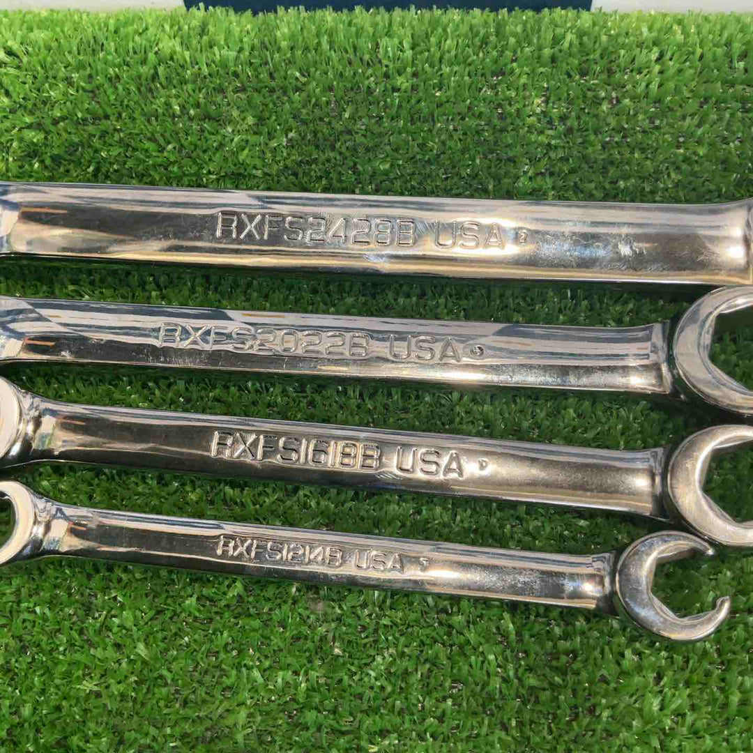 スナップオン(Snap-on) フランクドライブ ダブルフレアナットレンチ 4本 RXFS1214B RXFS1618B RXFS2022B RXFS2428B【草加店】